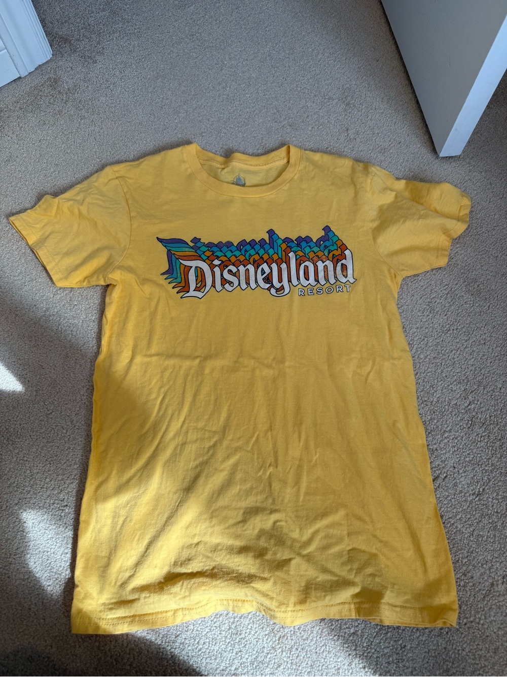 Disney Yellow Retro Disneyland Resort Tee